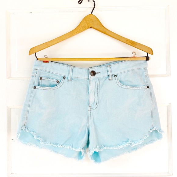 Free People Pants - Free people blue denim shorts size 29